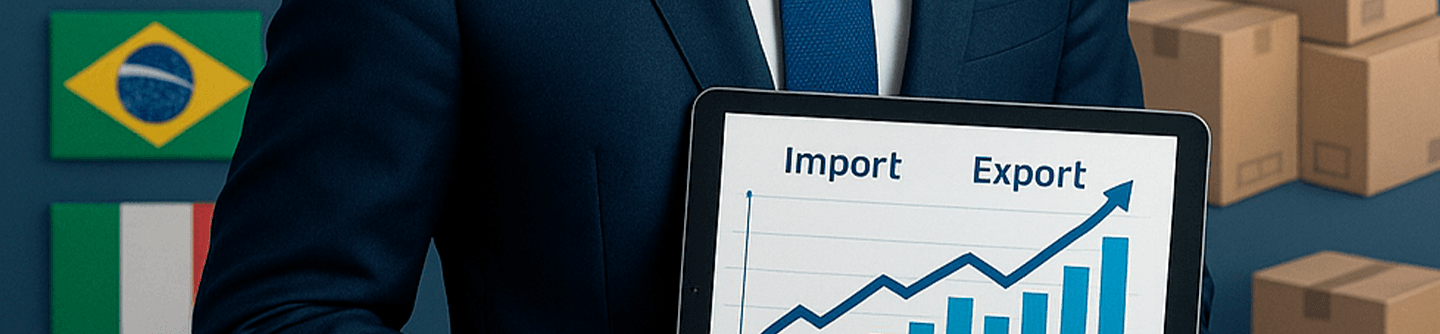 O setor de Comércio Exterior coordena importações e exportações, garantindo que produtos e serviços cruzem fronteiras com segurança, agilidade e dentro das normas. Também atua na negociação com parceiros internacionais.